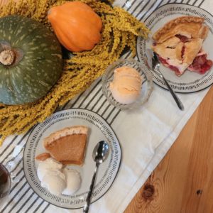 Thanksgiving Gelato and Pies