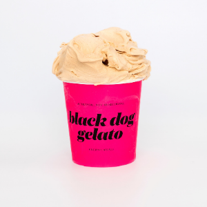 Black Dog Gelato Dairy Free Flavor Lemon Passion Fruit